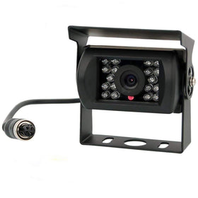 LASTBUS backup camera demonstrates 4-pin GX12-4 connection for reliable wired installation.