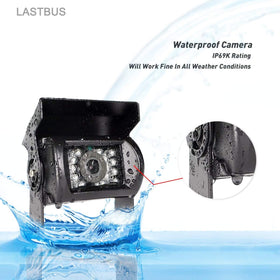 LASTBUS metal shell with IP69 waterproof protection for harsh weather.