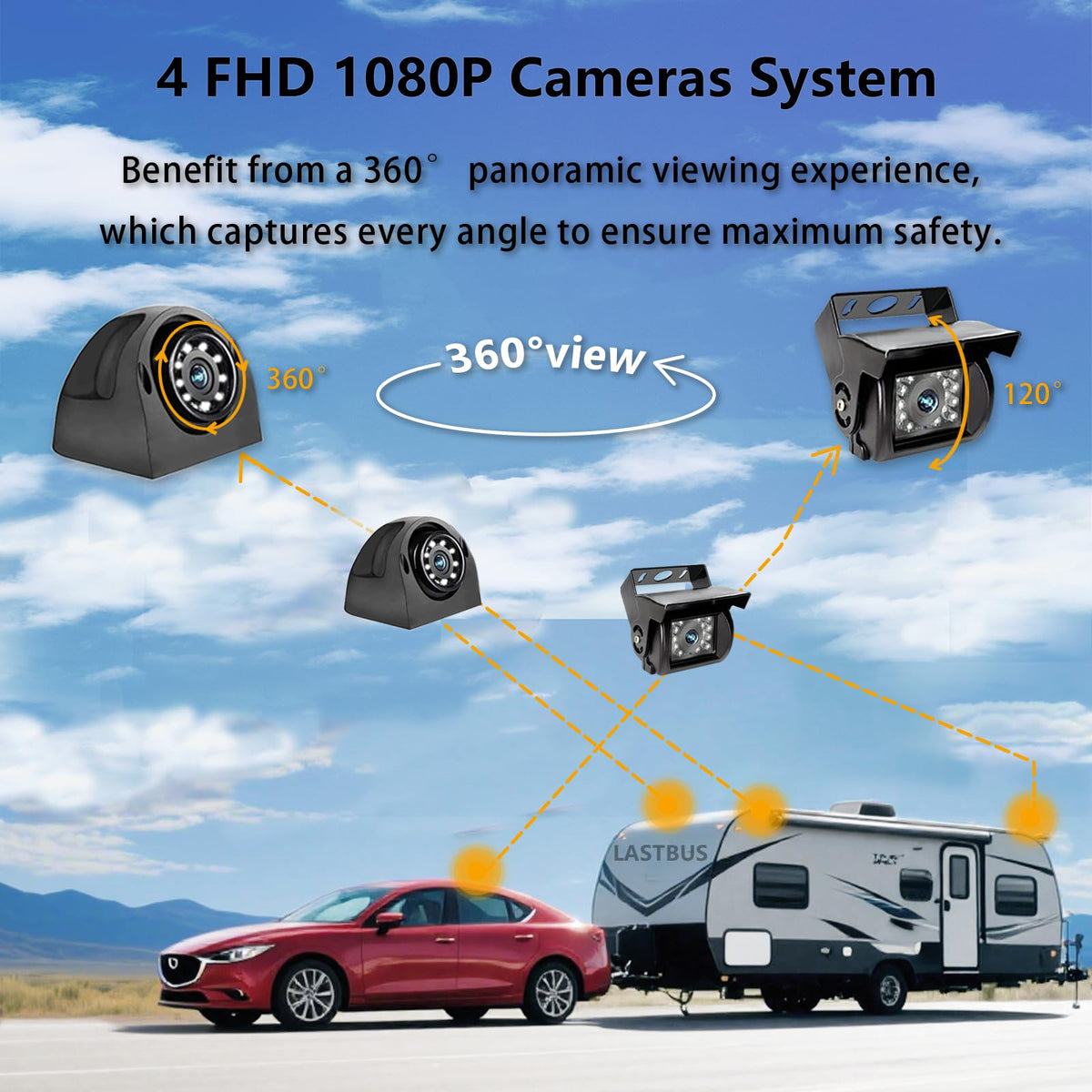 LASTBUS night-vision camera captures sharp detail in darkness.