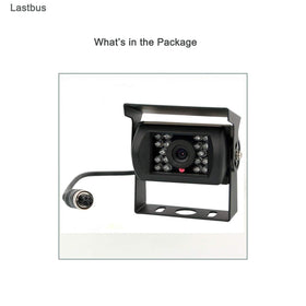 LASTBUS rear view camera aids hitching and reversing in various settings.
