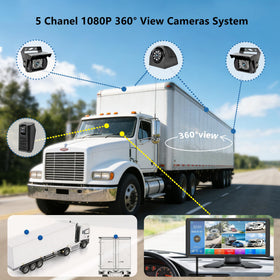 LASTBUS RV camera rear view offers 1080p clarity for safer reversing.