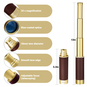 Laupha 25x30 blue-coated lenses delivering clearer distant details