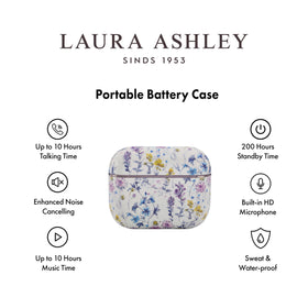 Laura Ashley Skylark with ENC noise cancelling helps focus on calls.