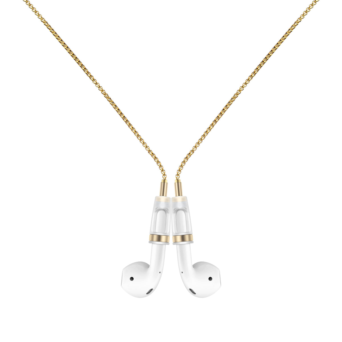 Lawonda AirPods anti-lost neck strap close-up shows magnetic clasp for secure wear.