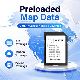 Maps on screen during navigation with Lawyomus TD2K66EZ1B