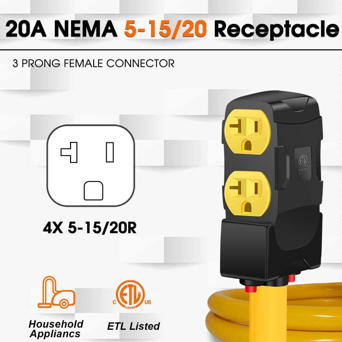 LAZMUMI built-in circuit breaker protects circuits on both sides