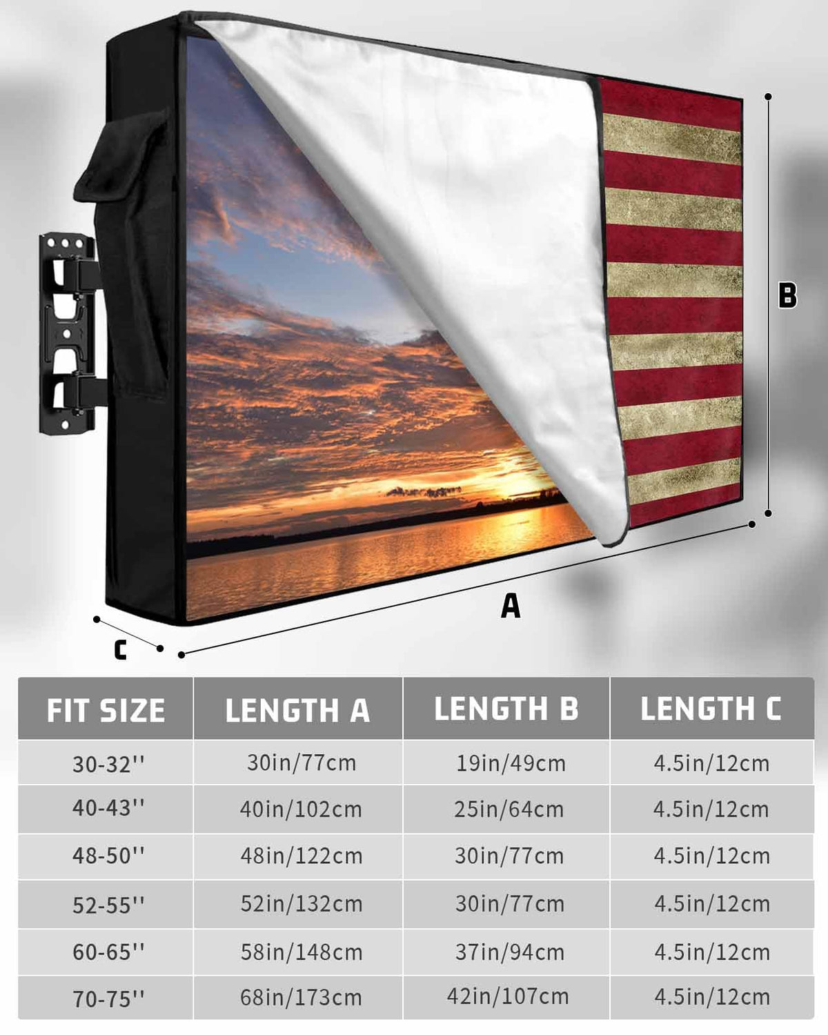 LBCASA back detail showing openings and straps, easy mount compatibility benefit