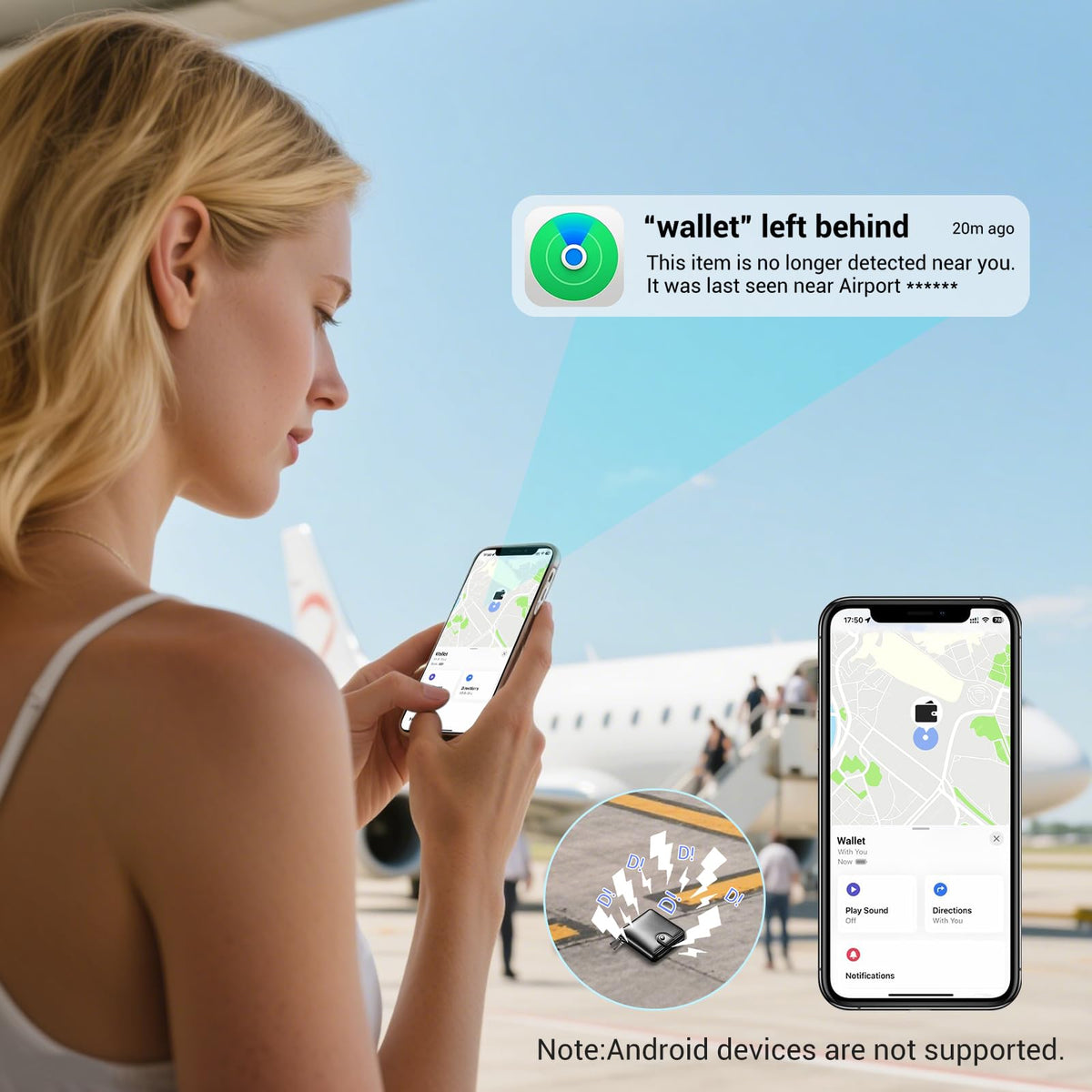 LBPRT Lost Mode via Find My network notifies when nearby