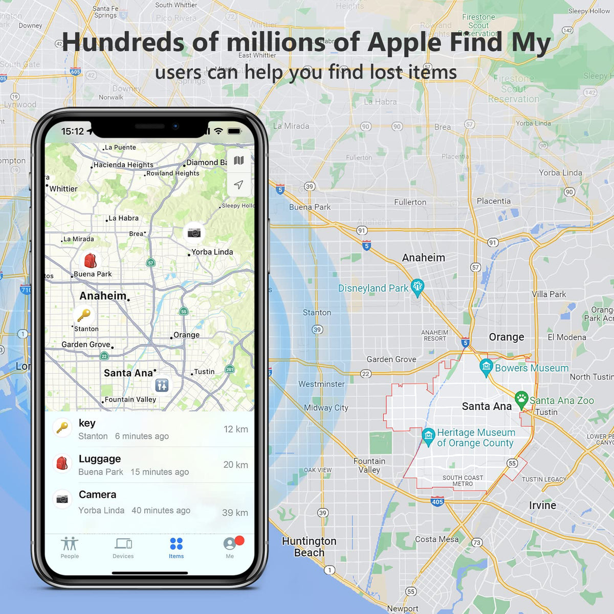 Find My compatible reliable item locator for travel and daily use