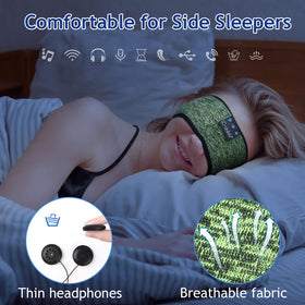 LC-dolida breathable-soft headband keeps you cool while listening to calming music.