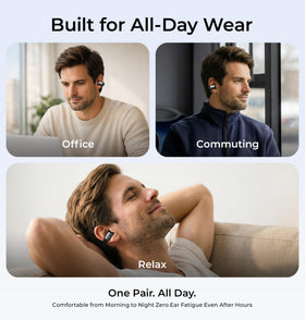LC-dolida clip-on earbuds stay secure during runs and rides.