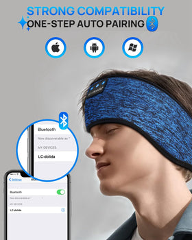 LC-dolida removable electronics pocket, shows washable headband convenience