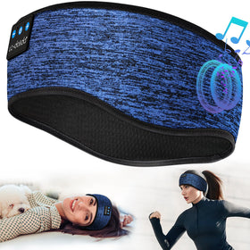 LC-dolida on airplane passenger wearing headband, demonstrates travel comfort