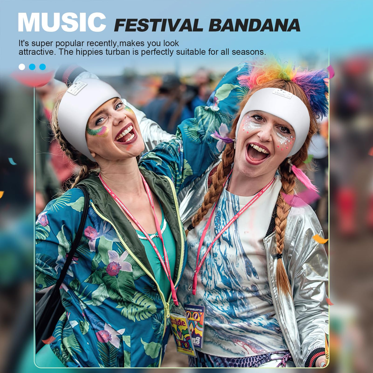 LC-dolida headband provides up to 15 hours of playback after a short charge