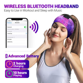 LC-dolida sleep headband 3-in-1 design with sleep mask and music