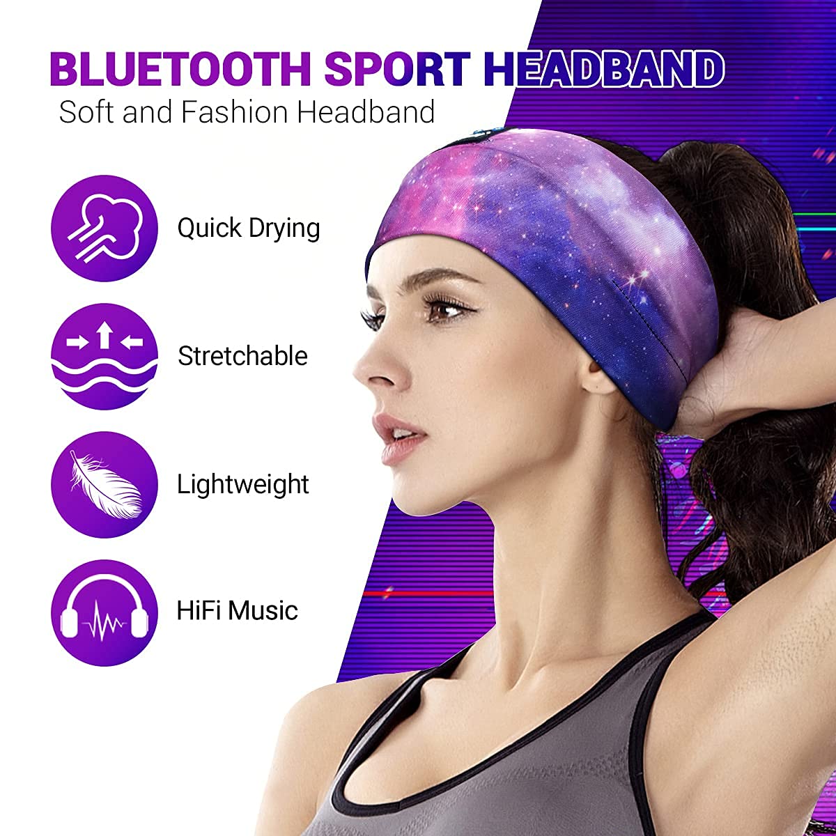 LC-dolida sleep headband charges quickly and offers long listening time
