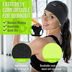 LC-dolida washable headband keeps hygiene easily after workouts.