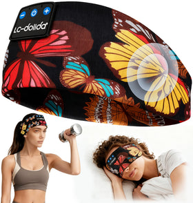 LC-dolida sleep headphones headband with Bluetooth 5.4 for wireless listening during rest