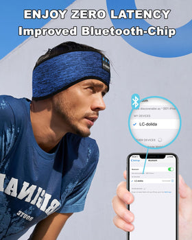 LC-dolida washable breathable headband keeps skin cool during rest.