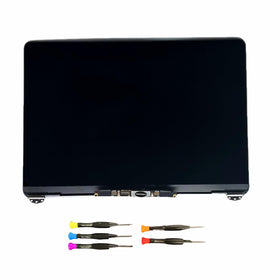 Silver frame display assembly for MacBook Air M1 enhancing screen color and clarity