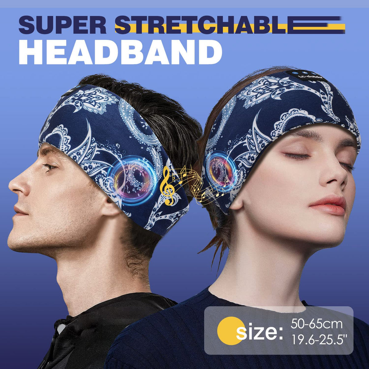 Headband in travel setting, ideal for planes and journeys