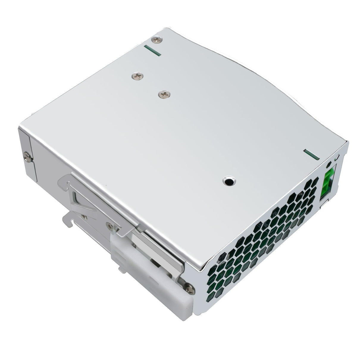 LCLCTC power supply installed in an industrial control panel powering PLCs and relays for automation