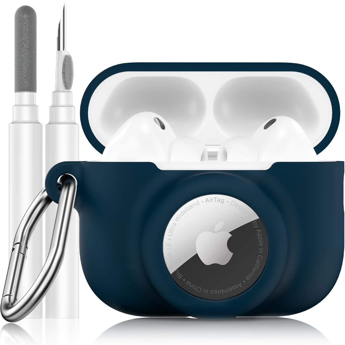 LDSXAY AirPods Pro 3 case front view with rugged protection and charging access