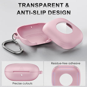 LDSXAY Beats Powerbeats Fit pink case with precise cutouts for access.