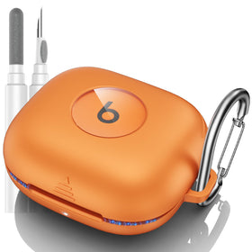 LDSXAY Powerbeats Pro 2 orange case cover protects during drops.