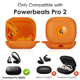 LDSXAY Powerbeats Pro 2 magnetic lid case ensures secure closure.