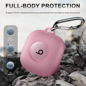 LDSXAY Powerbeats Fit cleaning pen and carabiner for on-the-go maintenance.