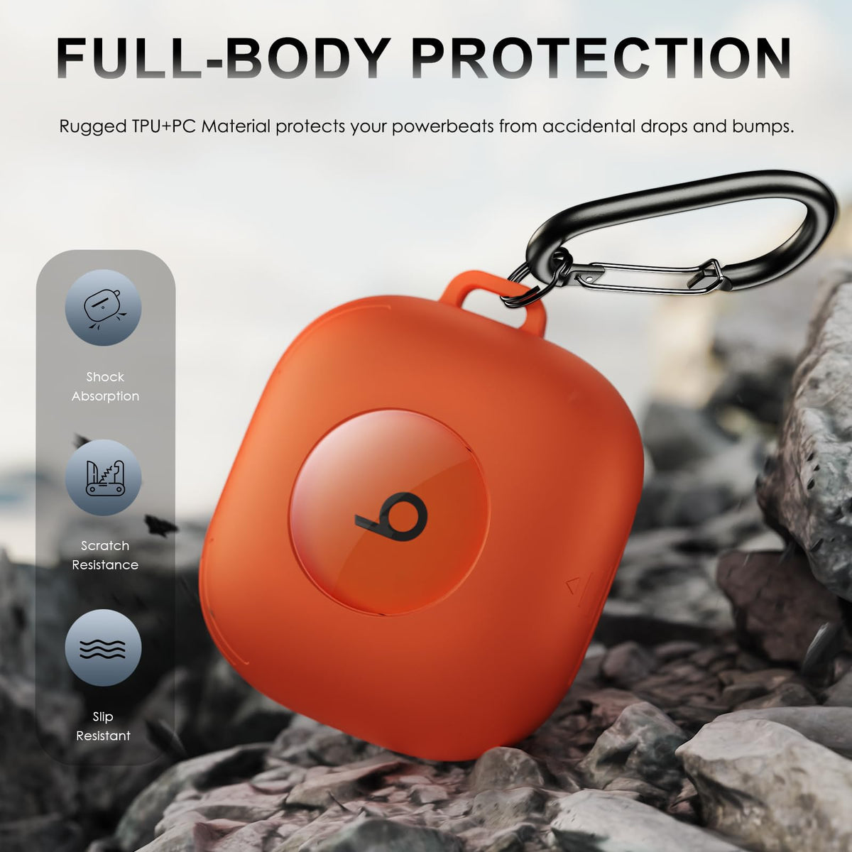 LDSXAY Powerbeats Fit case offers full protection against drops.