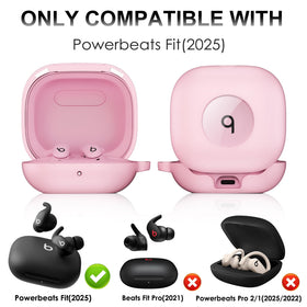 LDSXAY Powerbeats Fit magnetic lid keeps top and bottom secure during use.