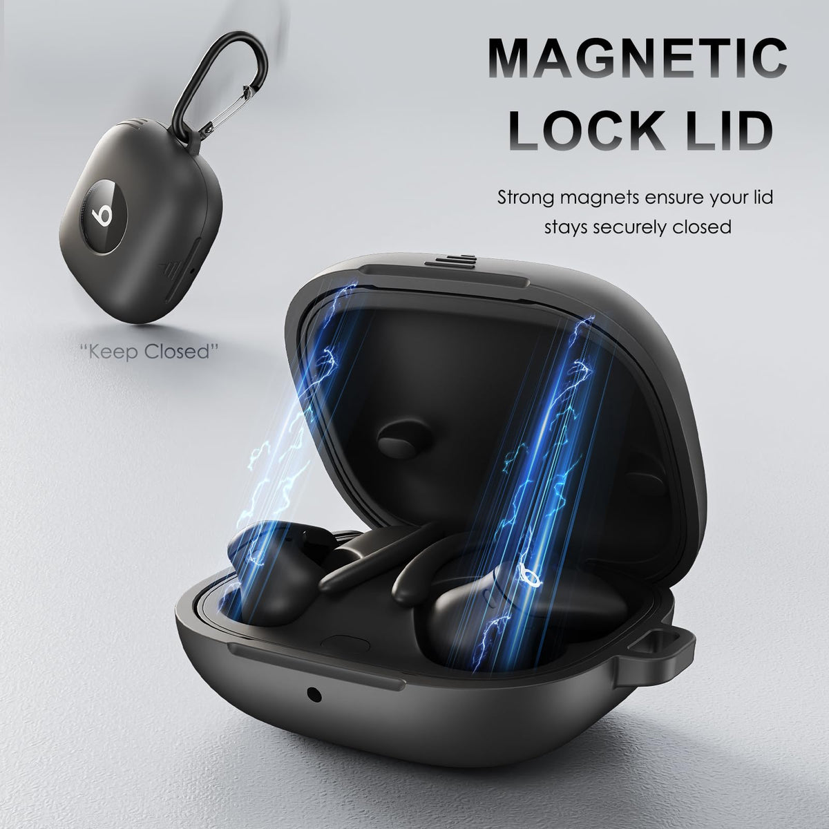 Shielded Powerbeats Pro 2 case made of shockproof TPU and PC