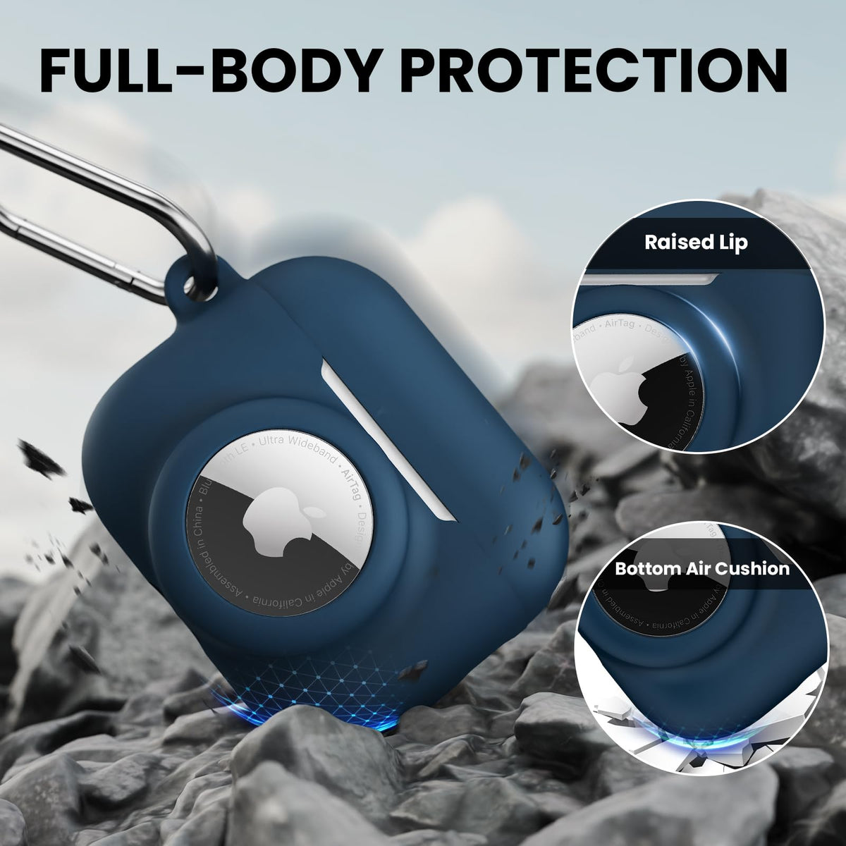 LDSXAY silicone case 360-degree protection for AirPods Pro 3