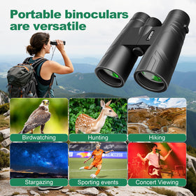 Leacco binoculars waterproof body designed for sea and outdoor use