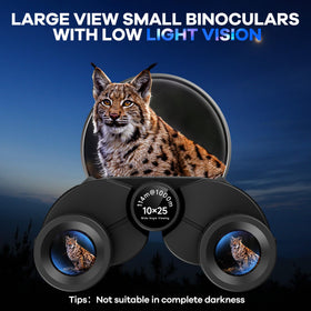 Leacco easy-focus binoculars allow quick adjustments for both eyes.