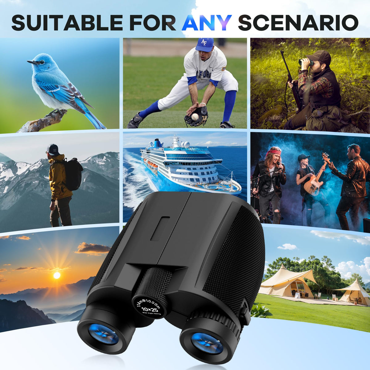 Leacco binoculars are suitable for kids and adults to share adventures.