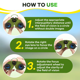 Leacco binoculars help birdwatchers spot details on distant branches and water lines.