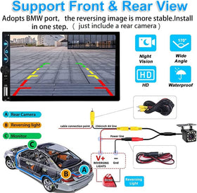 Leadfan 170-degree reversing camera provides wide, clear rear visibility