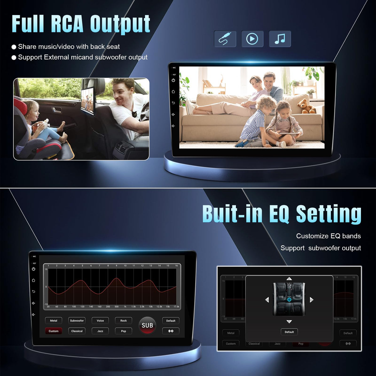 Leadfan GPS navigation with offline maps supports route planning anywhere