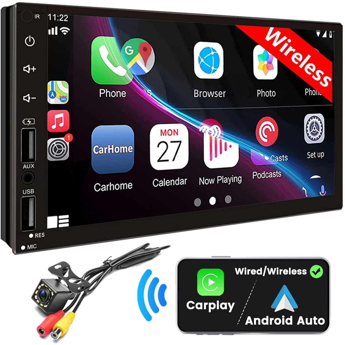 Leadfan front panel showing touchscreen and buttons, clear controls benefit