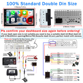 Leadfan 1080p HD touchscreen for sharp video and easy control.