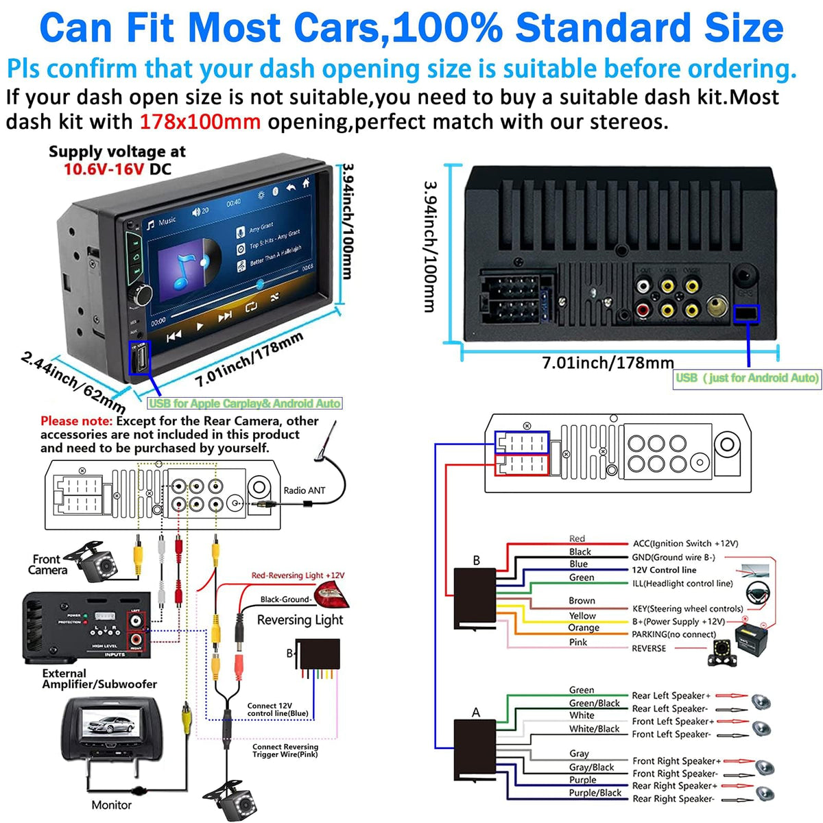 Leadfan installation kit with everything needed for quick setup