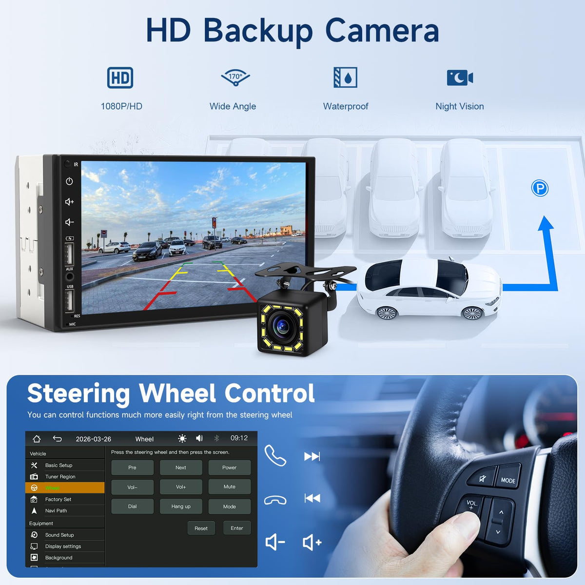 Leadfan installed in dashboard lifestyle showing integrated navigation benefit