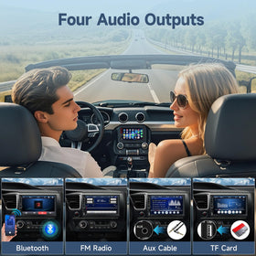 Leadfan installed in car dash, improved media access and safer viewing