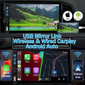 Leadfan mirror link connects your iPhone or Android to the dashboard screen.
