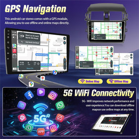 Leadfan GPS navigation with offline maps and online updates for real-time routing