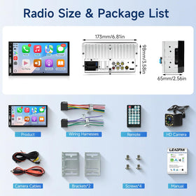 Leadfan remote and harness components for quick setup and control