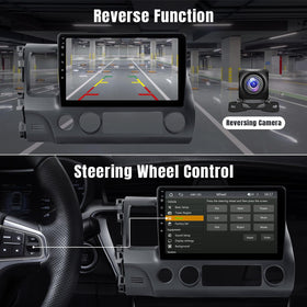 Leadfan steering wheel controls improve convenience while driving in Civic.